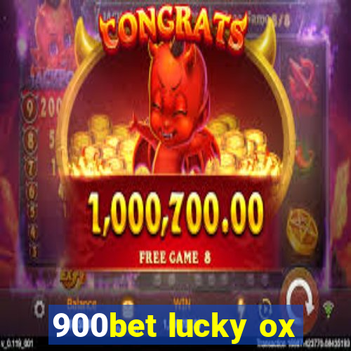 900bet lucky ox